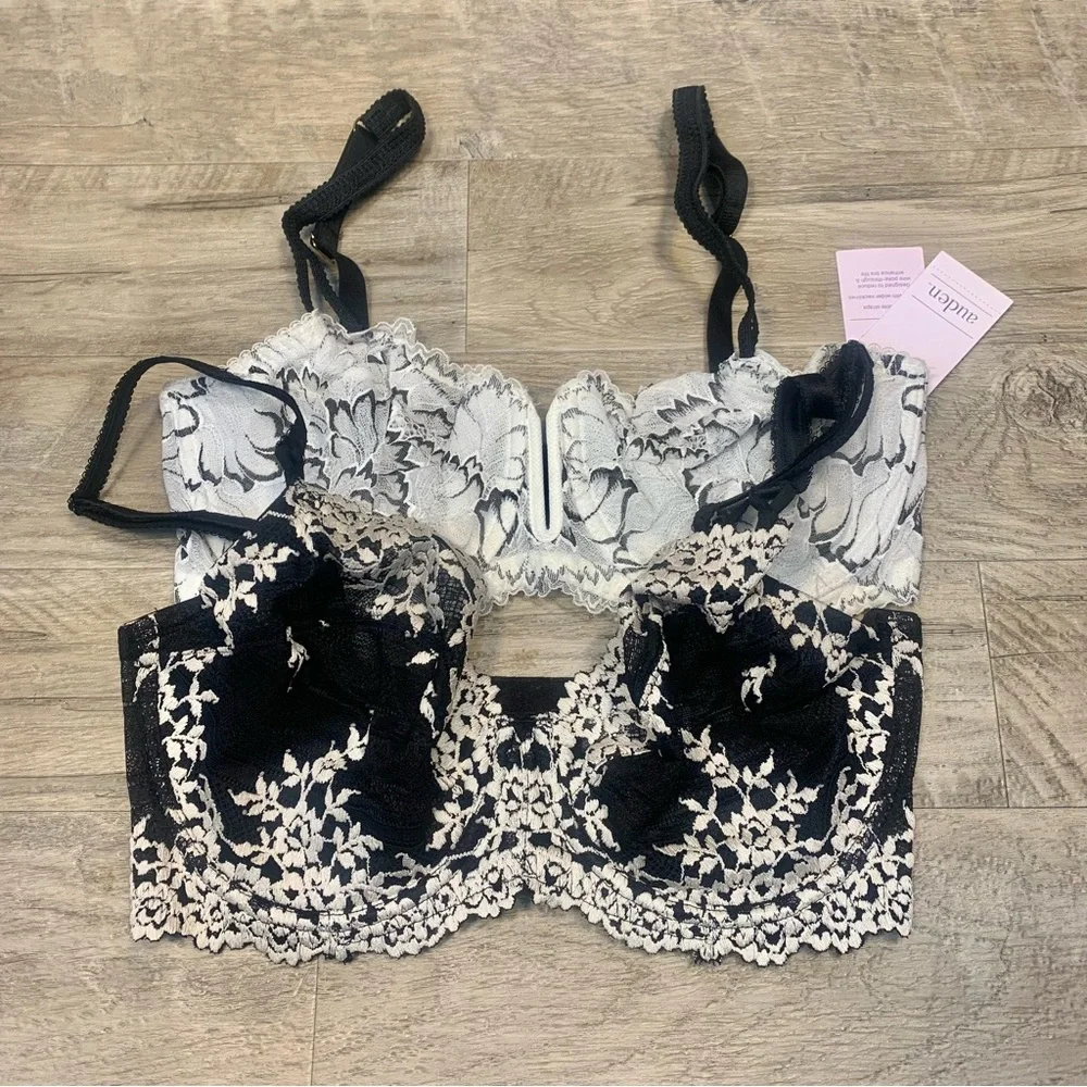 Auden Wacoal Embrace 2 Lace Underwired Unlined Balconete - Picture 1 of 13